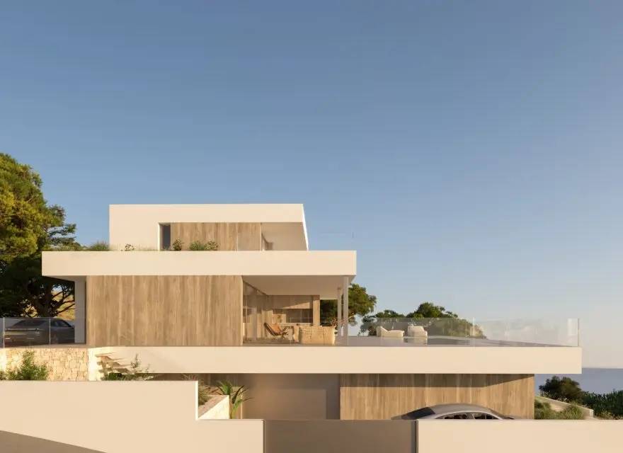 Willa z Widokiem 180° na Morze i Ifach na Działce 842 m² w Cumbre del Sol — Benitachell, Hiszpania (zdjęcie 4 z 12)