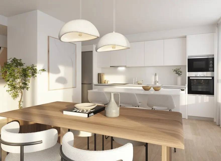 Kameralny Kompleks Apartamentów i Penthouse'ów 700 m od Morza w Calpe — Calpe, Hiszpania (zdjęcie 9 z 12)
