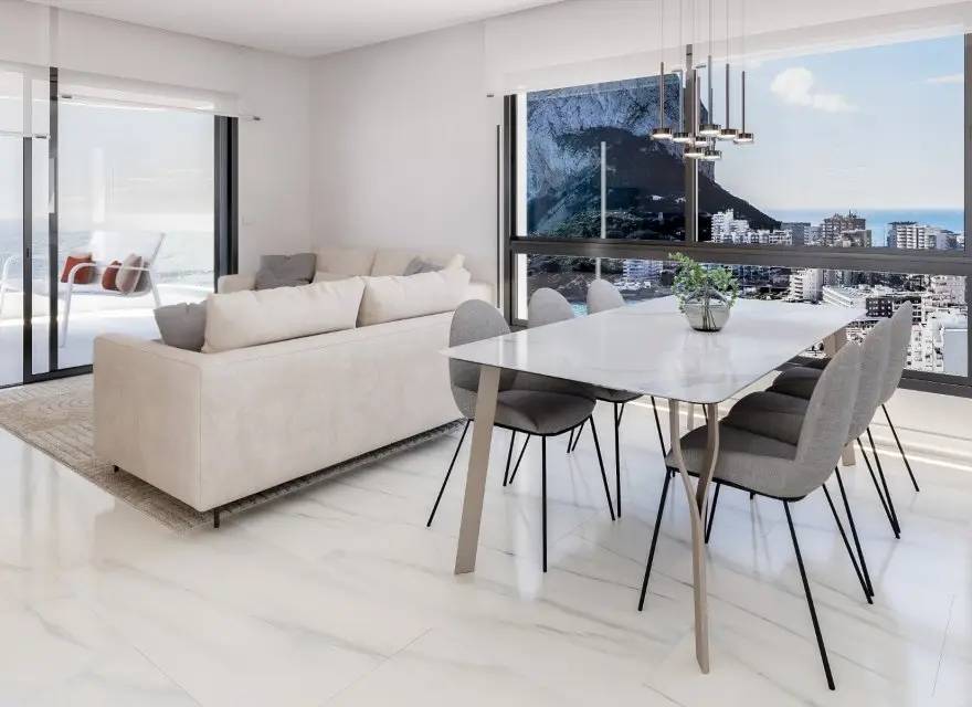 Apartamenty i Penthouse'y z Basenem Infinity Bezpośrednio przy Plaży La Fossa — Calpe, Hiszpania (zdjęcie 3 z 15)