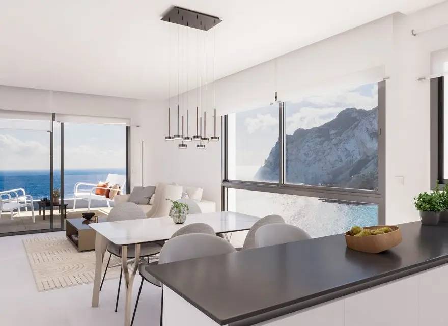Apartamenty i Penthouse'y z Basenem Infinity Bezpośrednio przy Plaży La Fossa — Calpe, Hiszpania (zdjęcie 7 z 15)