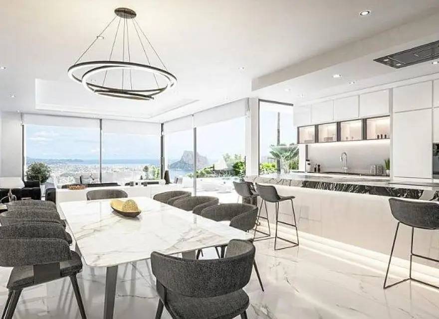 Willa High-Tech z Windą i Basenem Infinity z Widokiem na Zatokę Calpe — Calpe, Hiszpania (zdjęcie 10 z 15)
