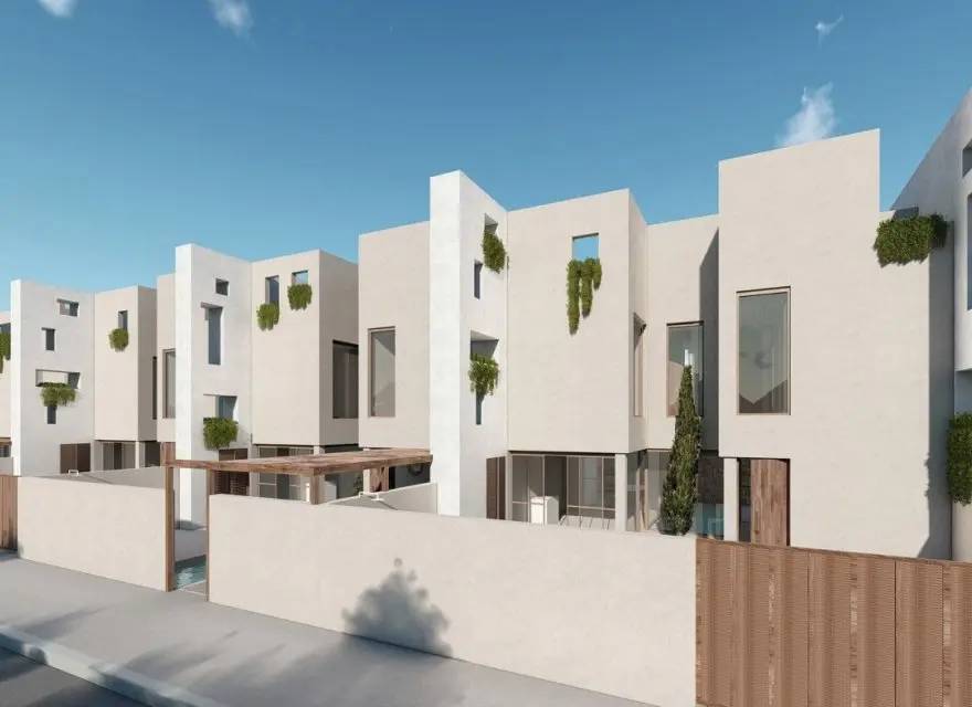Narożne Domy w Stylu Ibiza z 18-Metrowym Basenem w Formentera del Segura — Formentera del Segura, Hiszpania (zdjęcie 5 z 10)