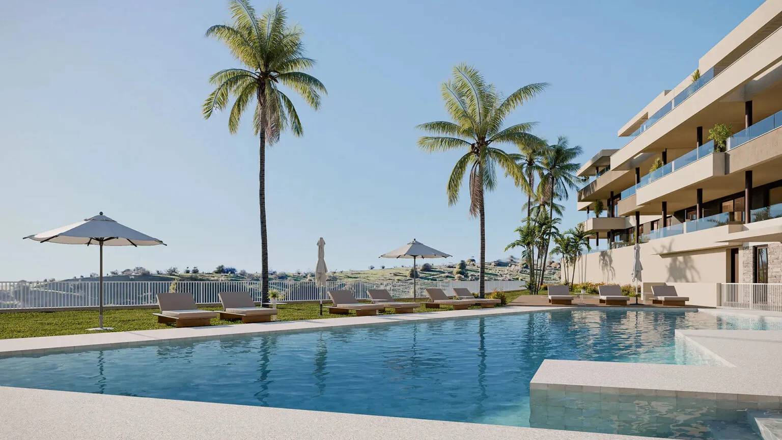 Apartamenty  w Mijas.  Harmonijne życie na Costa del Sol — Mijas, Hiszpania
