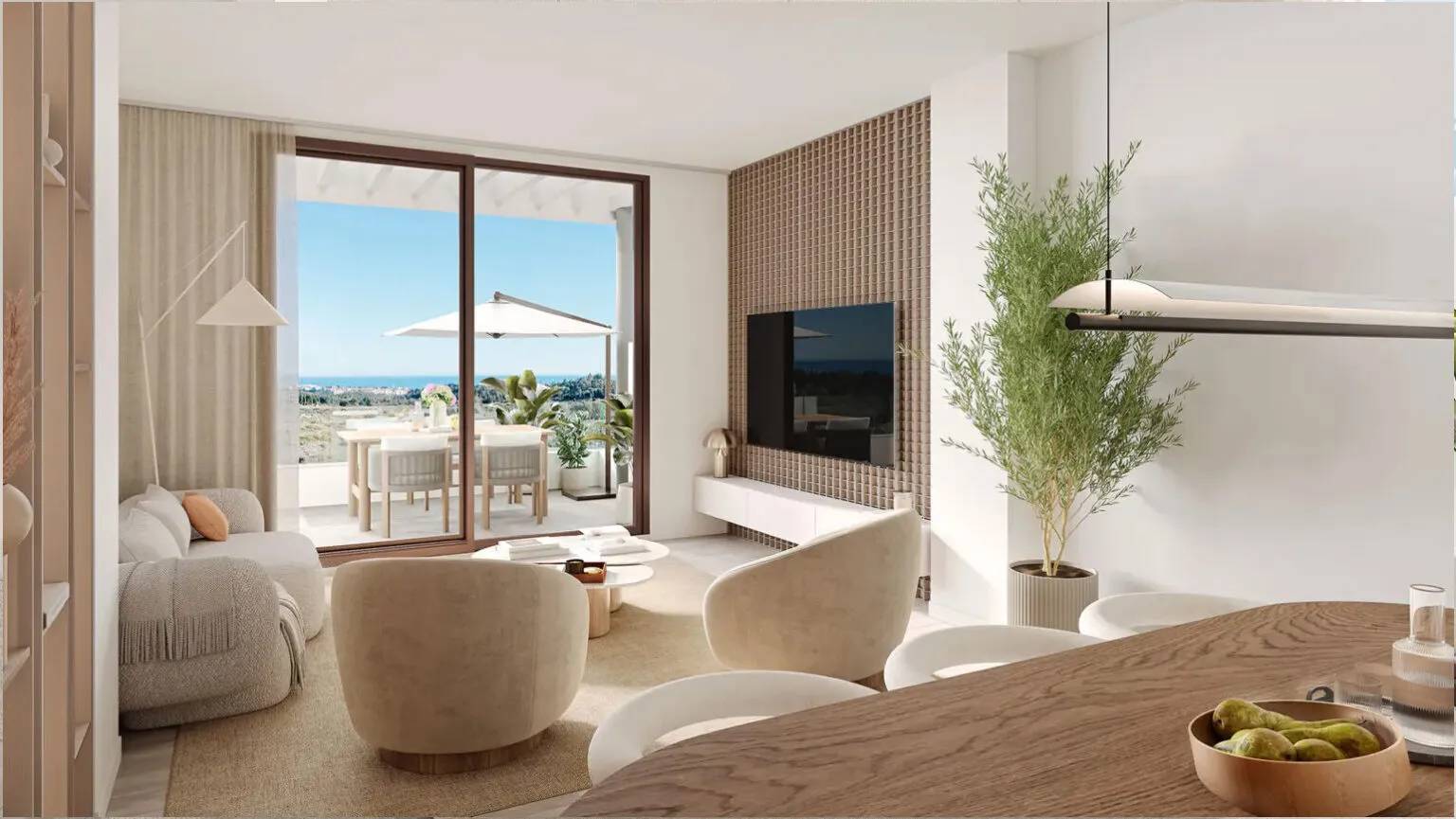 Apartamenty  w Mijas.  Harmonijne życie na Costa del Sol — Mijas, Hiszpania (zdjęcie 3 z 9)