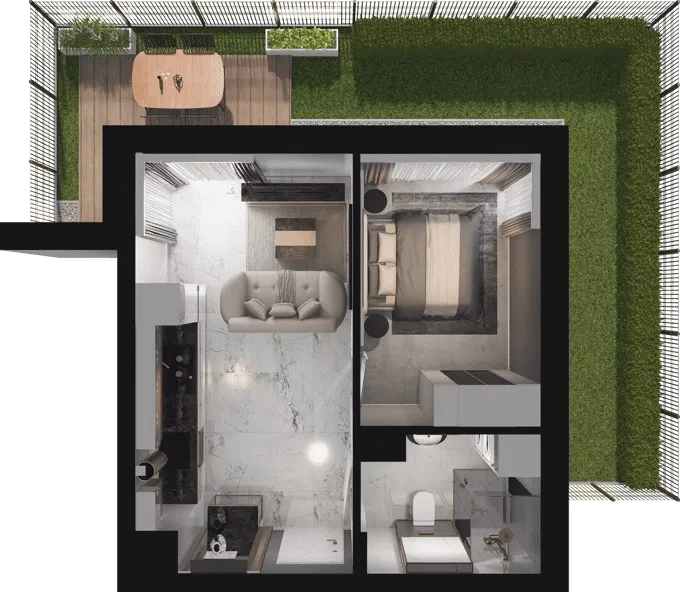 Luksusowy apartament na parterze  — Gdańsk, Polska (zdjęcie 3 z 3)