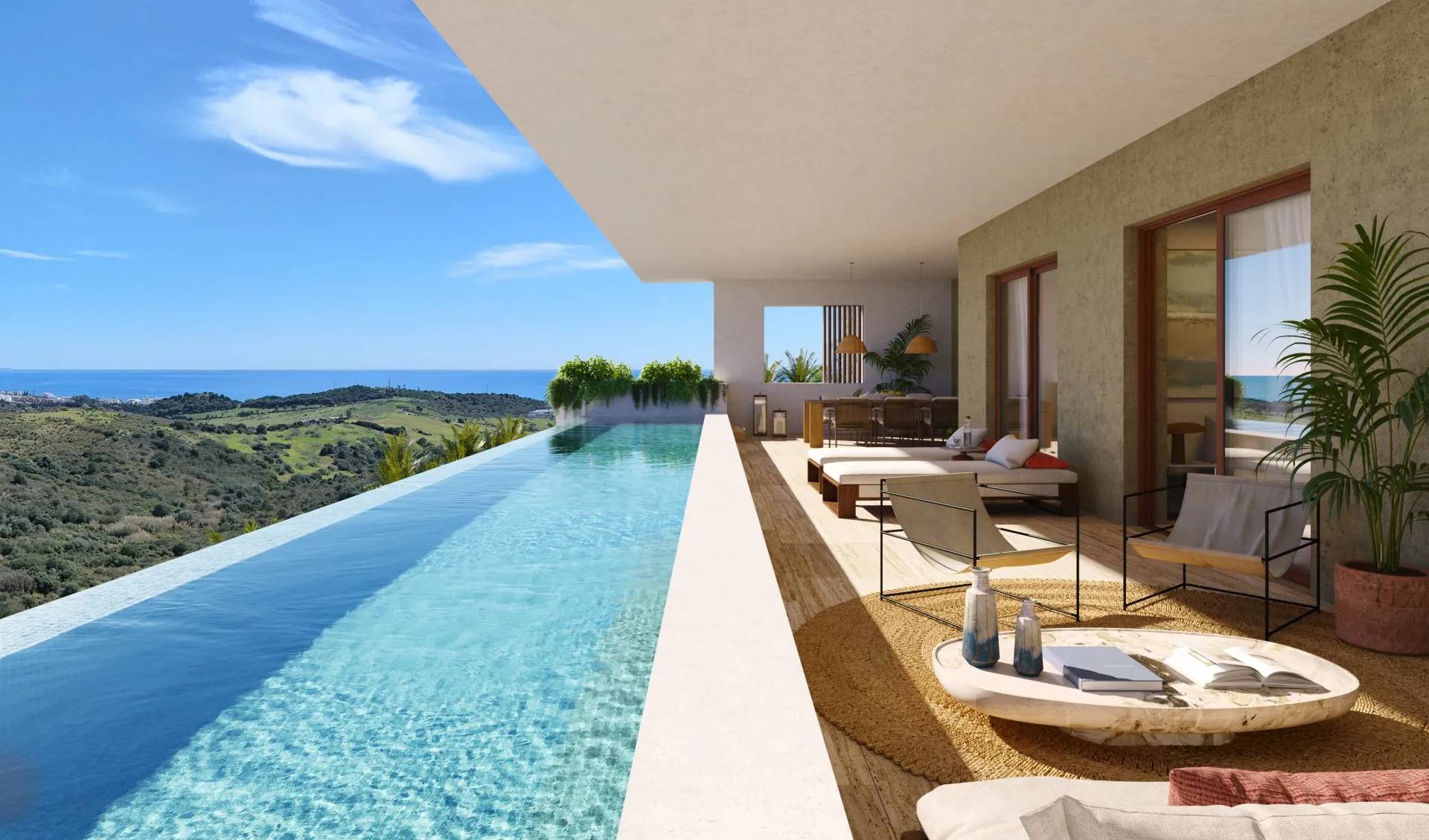  Luksusowy penthouse z pięknym widokiem w Finca Cortesin — Casares, Hiszpania (zdjęcie 3 z 15)