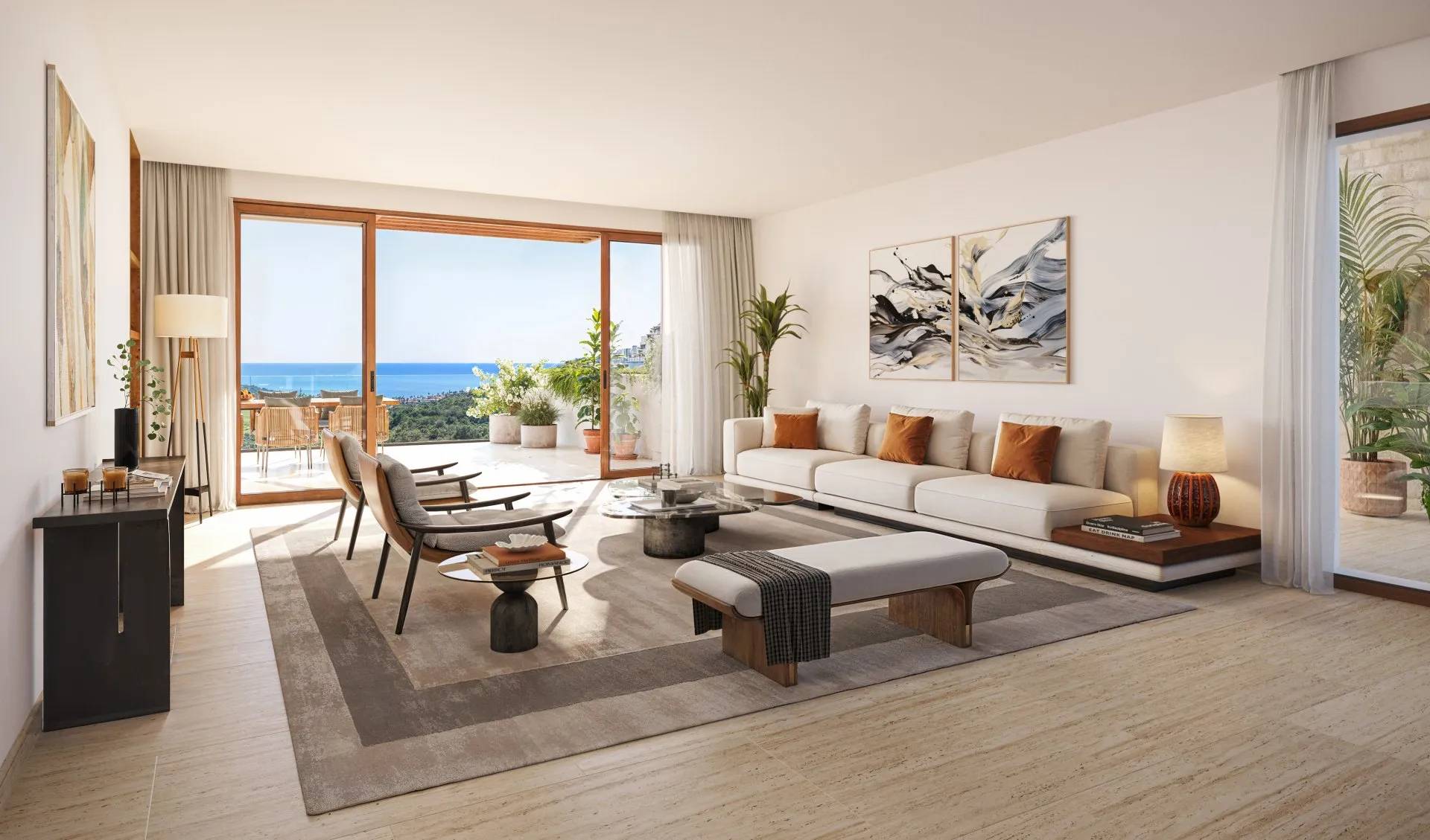  Luksusowy penthouse z pięknym widokiem w Finca Cortesin — Casares, Hiszpania (zdjęcie 14 z 15)